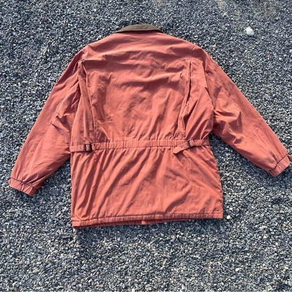 Men's Rust Jacket with Brown Collar - Picture 4 of 16